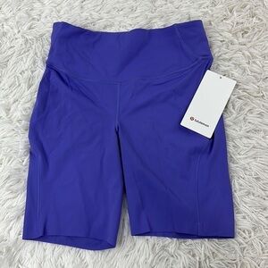 NWT Lululemon Base Pace High-Rise Short 8" Charged Indigo